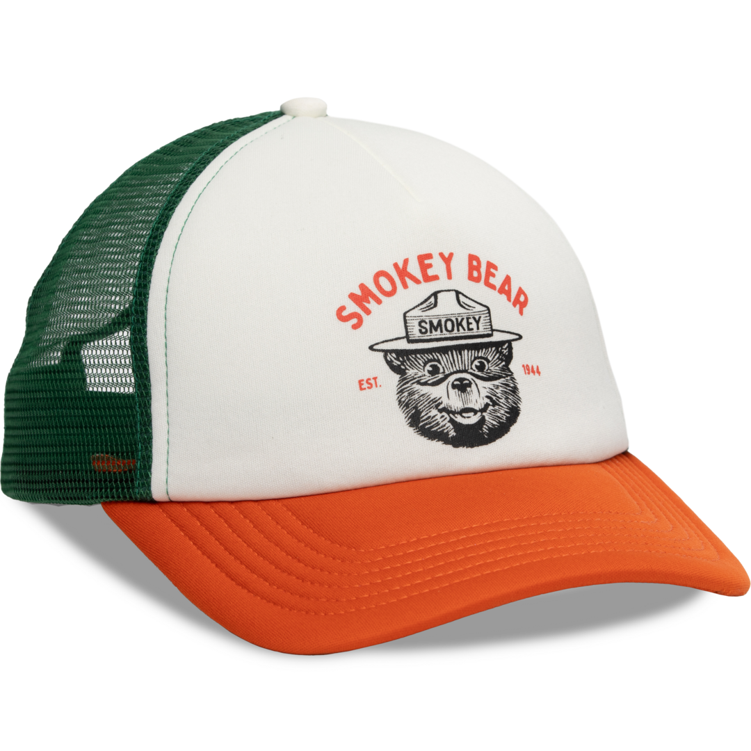 Smokey Varsity Foam Trucker Hat Hat Cream 