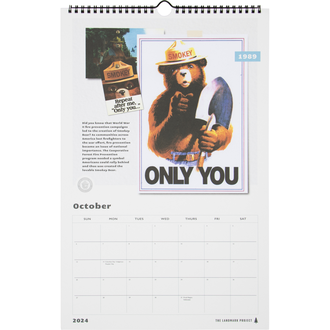 2024 Smokey Bear Calendar Calendar  