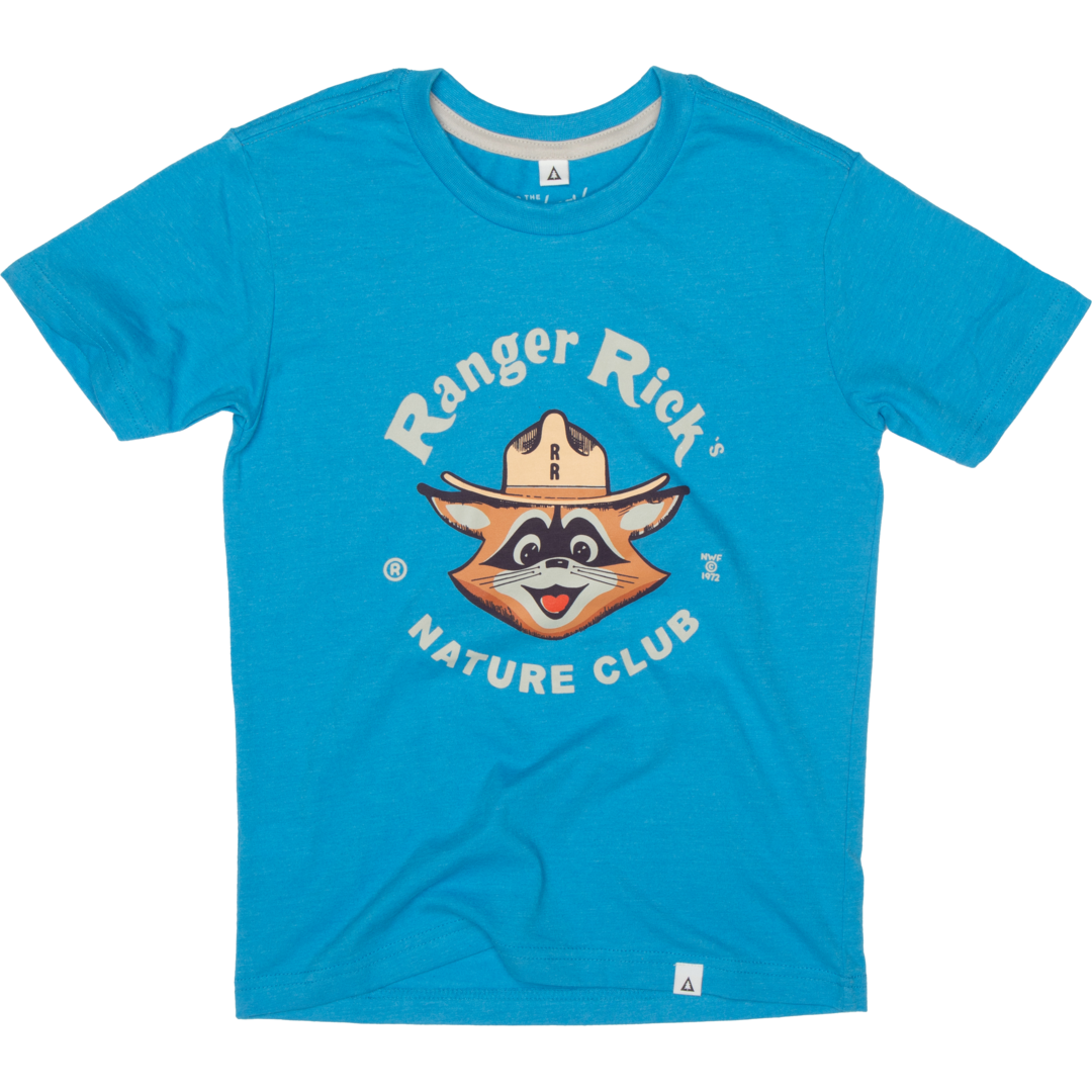 Ranger Rick Nature Club Youth Short Sleeve Tee Short Sleeve Pacific S