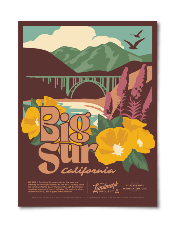Big Sur Poster Poster 12x16 