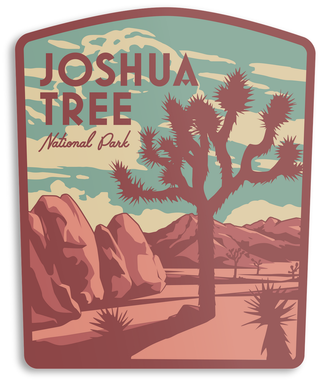 Joshua Tree National Park Sticker Sticker One Size 