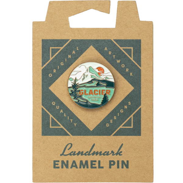 Glacier National Park Enamel Pin Pin  
