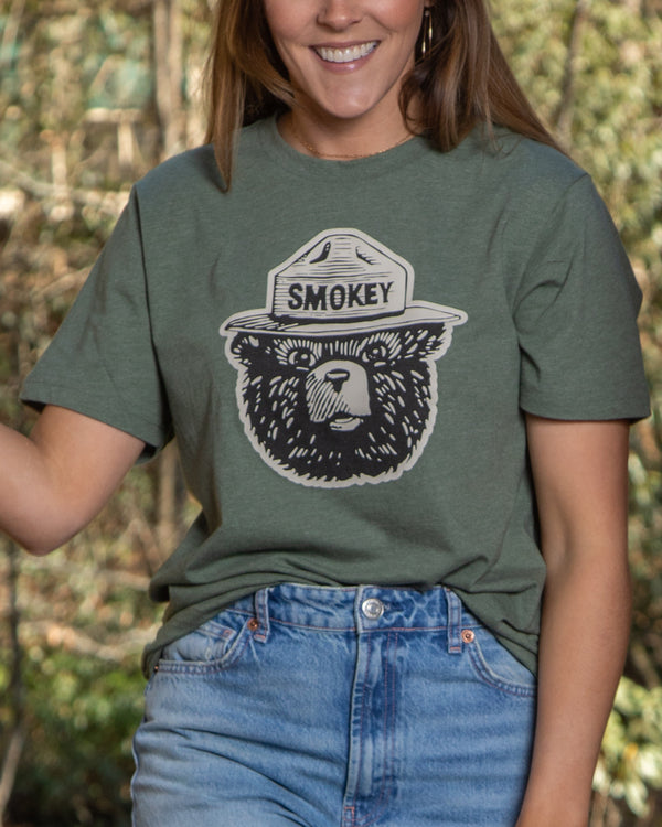Smokey Bear Logo Tee Short Sleeve  