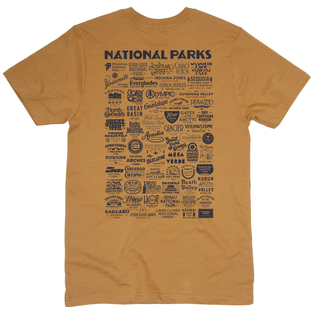 National Park Type Tee Short Sleeve Canyon S