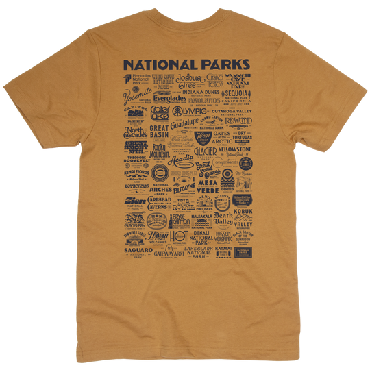 National Park Type Tee Short Sleeve Canyon S