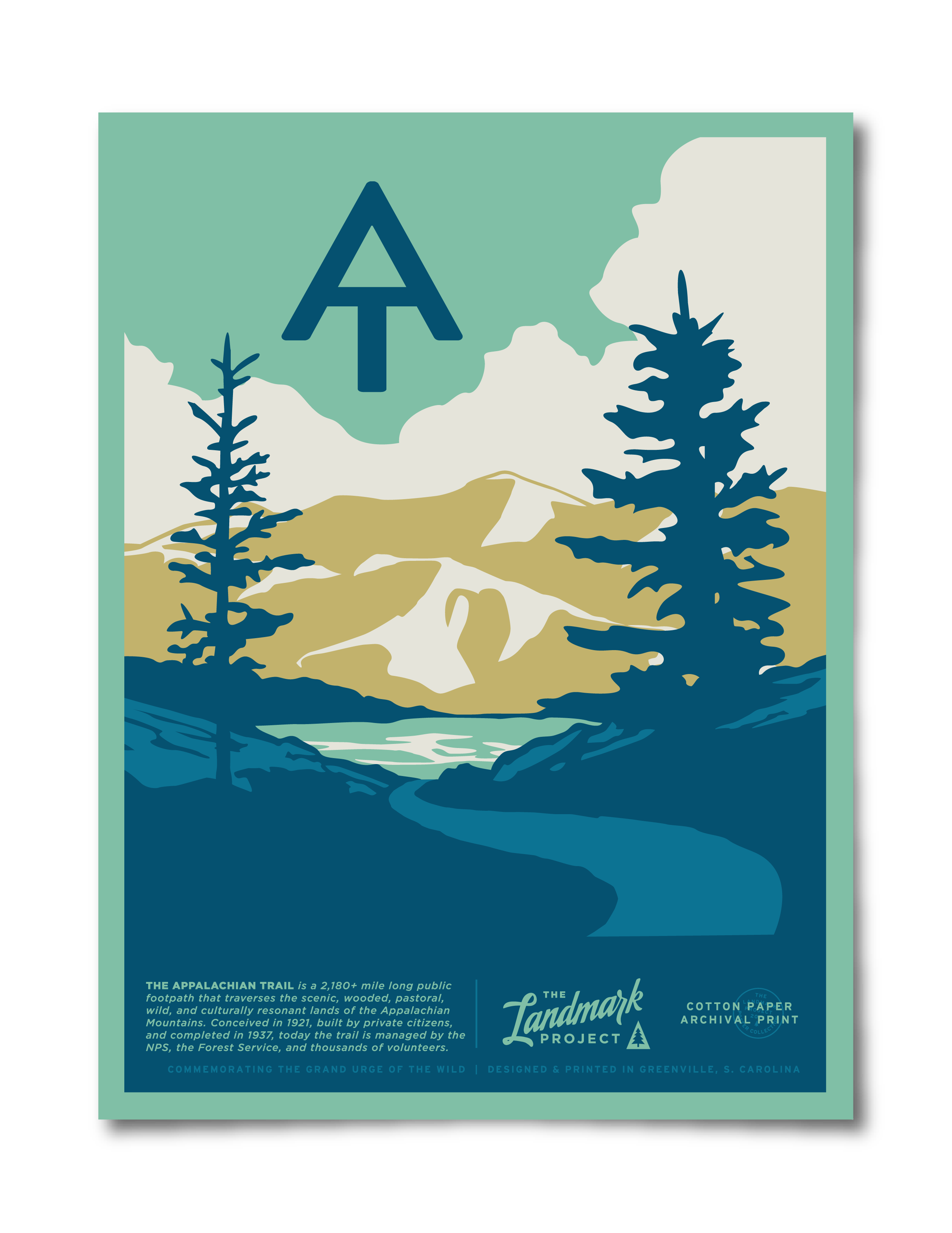 Appalachian Trail Poster The Landmark Project