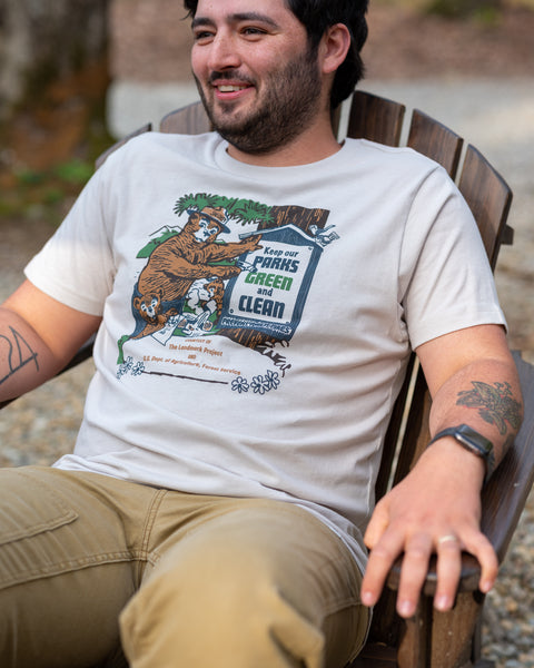 Keep our Parks Green and Clean Tee Short Sleeve  