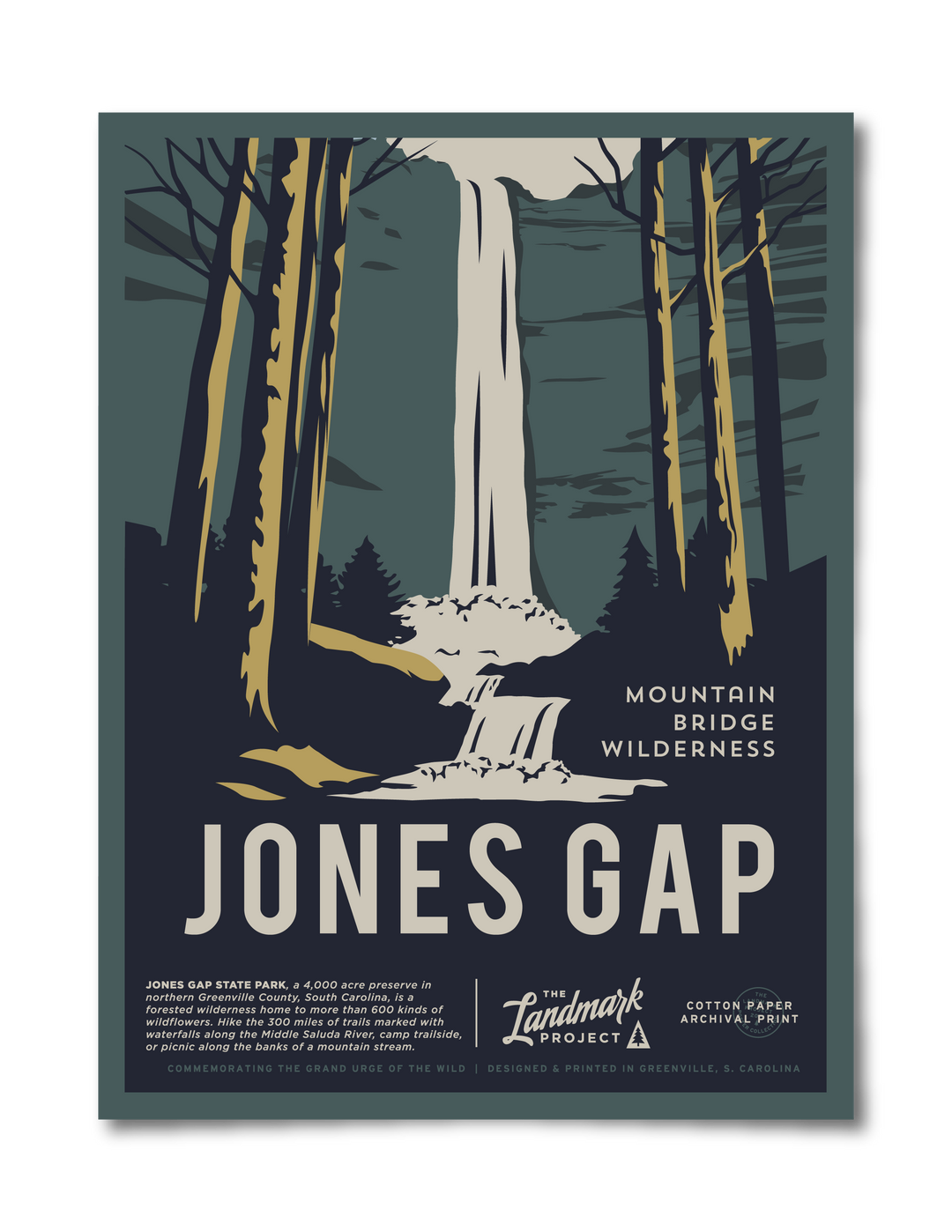 Jones Gap State Park Poster Poster  