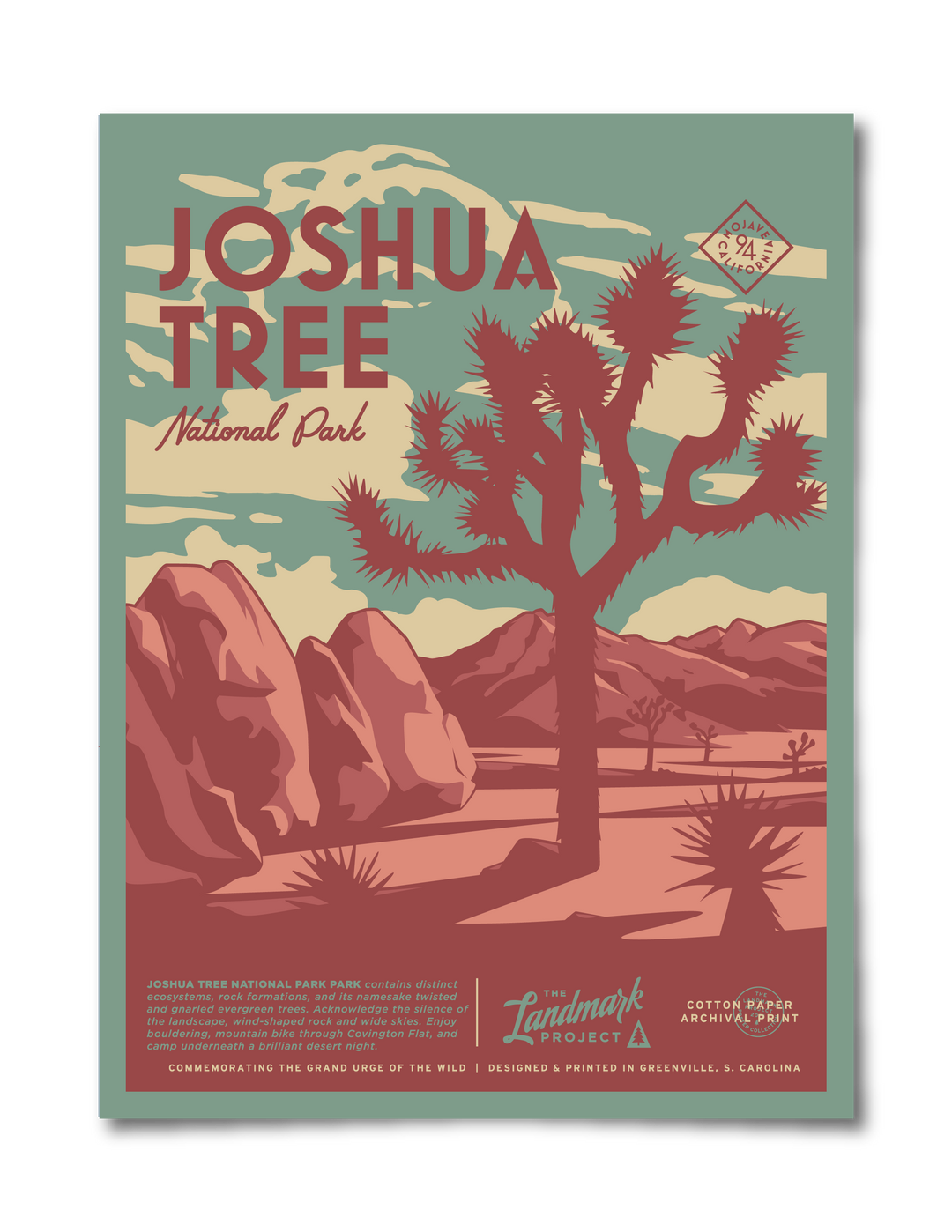 Joshua Tree National Park Poster Poster  