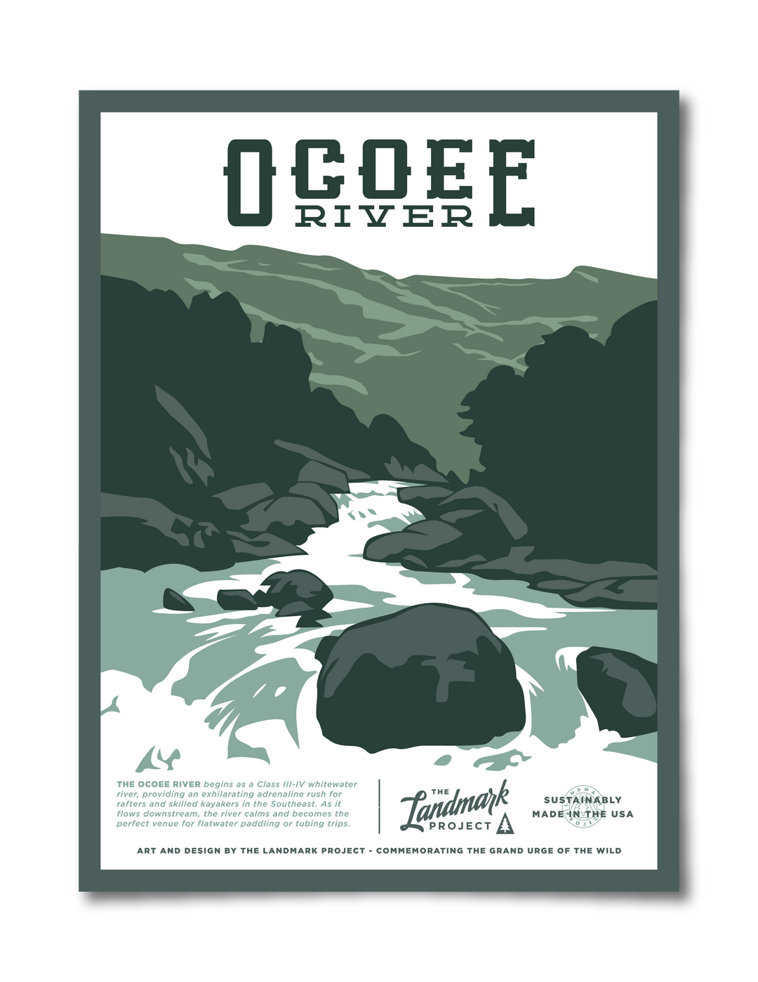 Ocoee River Poster Poster  