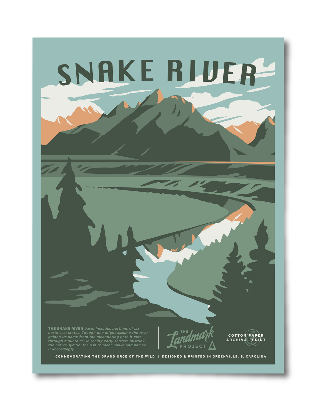 Snake River Poster Poster  