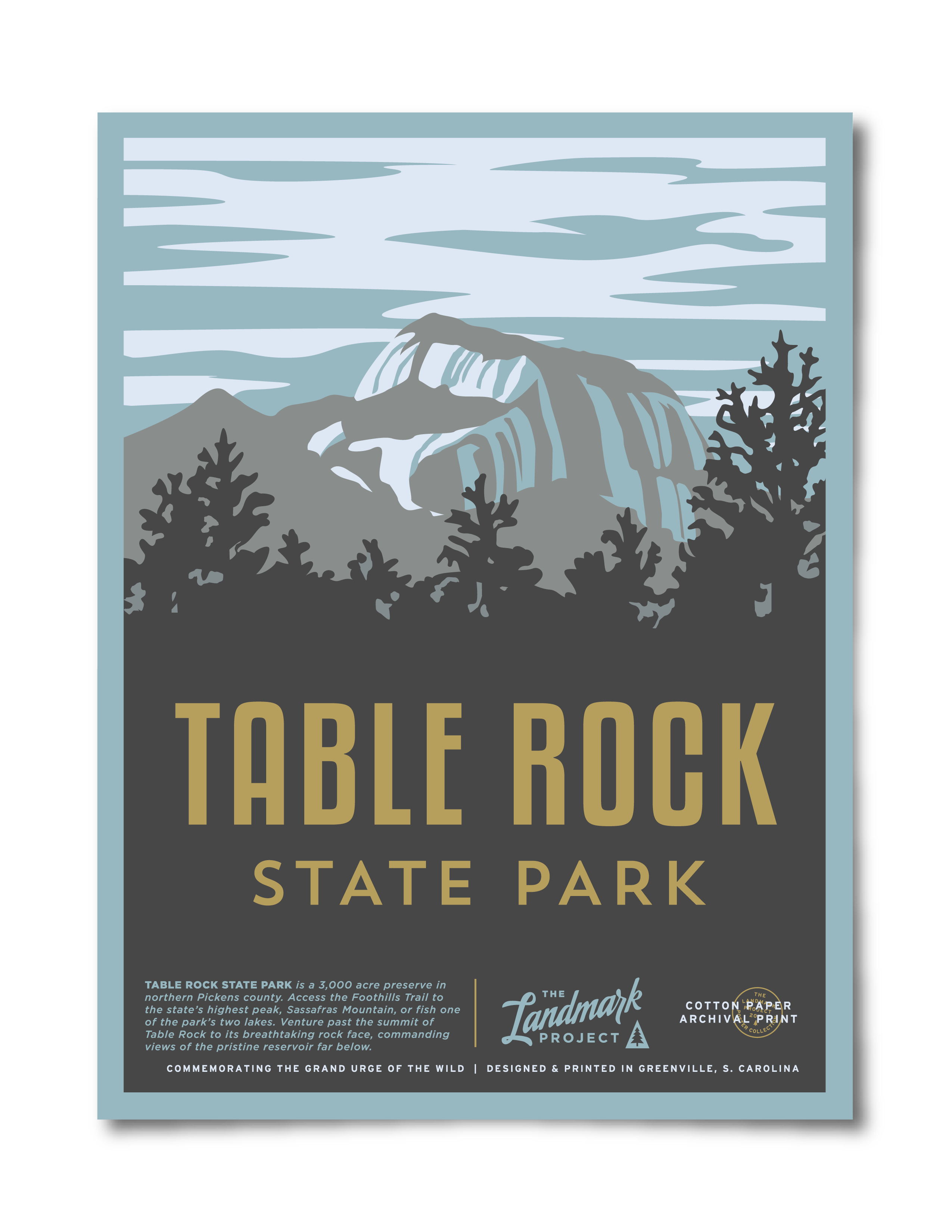 Table Rock State Park Poster – The Landmark Project