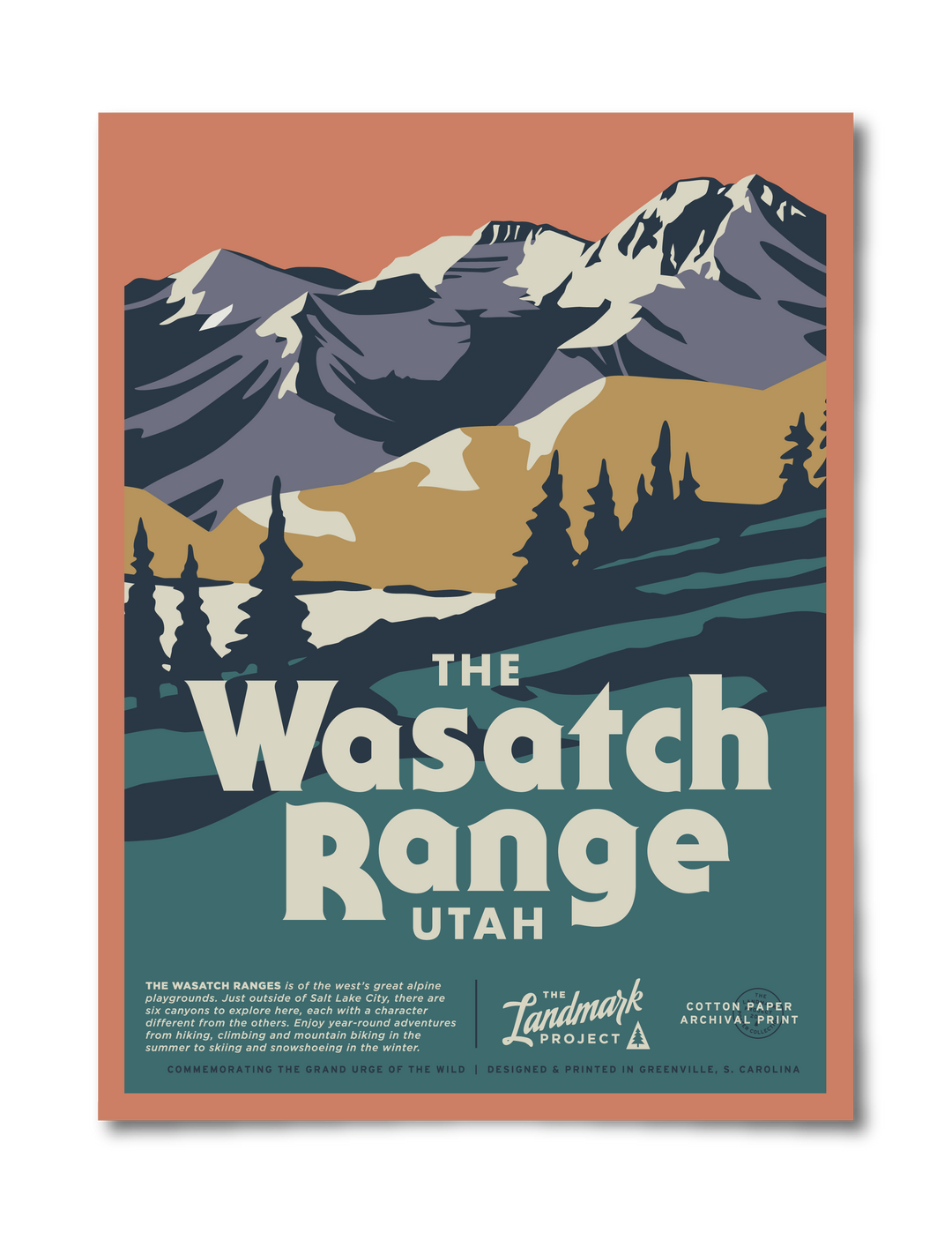 Wasatch Range Poster Poster  