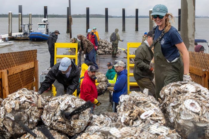 The Landmark Project Presents: Charleston Oyster Reef Build - Getting our hands dirty with SCORE!