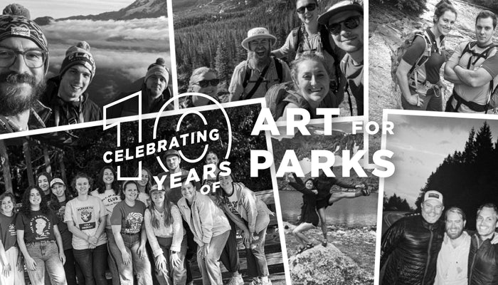 Collage of images of people from The Landmark Project