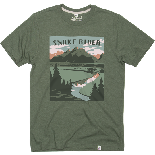 Snake River Tee Short Sleeve Conifer XS