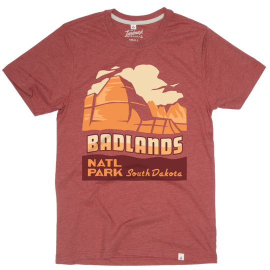 Badlands National Park Tee Short Sleeve Poppy XS