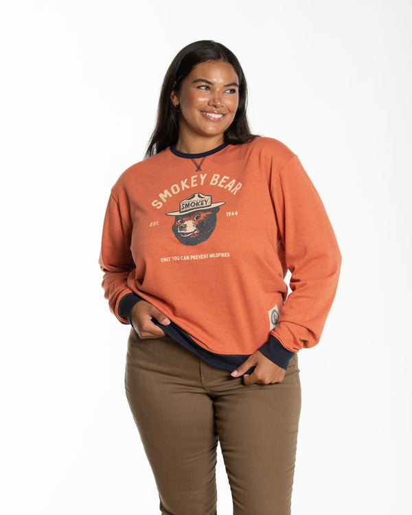 Smokey Bear Varsity Sweatshirt Outerwear  