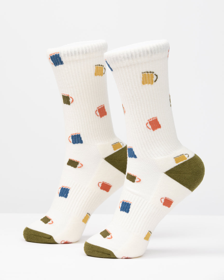 Camp Cup Pattern Sock Socks  