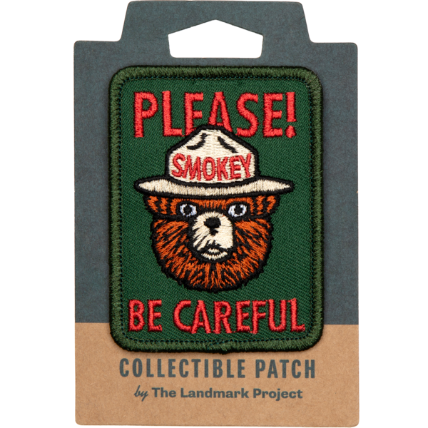 Be Careful Embroidered Patch Patch  