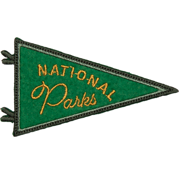 National Parks Pennant Embroidered Patch Patch  