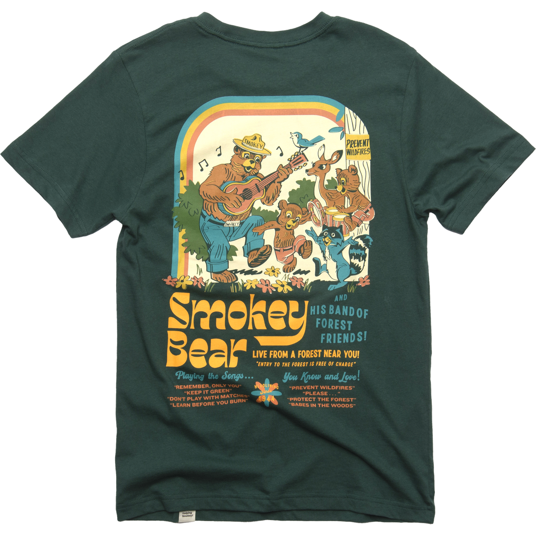 Smokey's Band Unisex Short Sleeve Tee Short Sleeve XS 