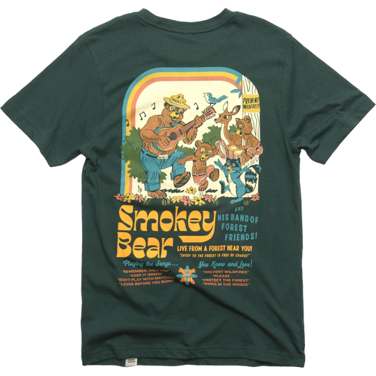 Smokey's Band Unisex Short Sleeve Tee Short Sleeve XS 