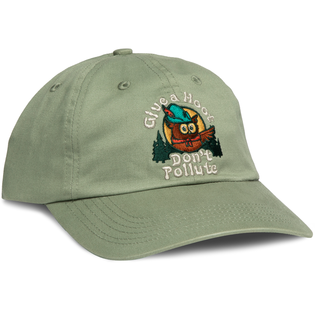 Give A Hoot Youth 6-Panel Hat Hat  