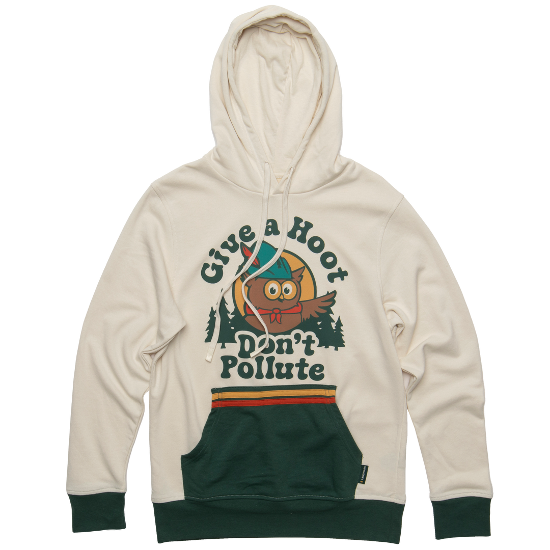 Give A Hoot Unisex Hoodie Outerwear XS Antler