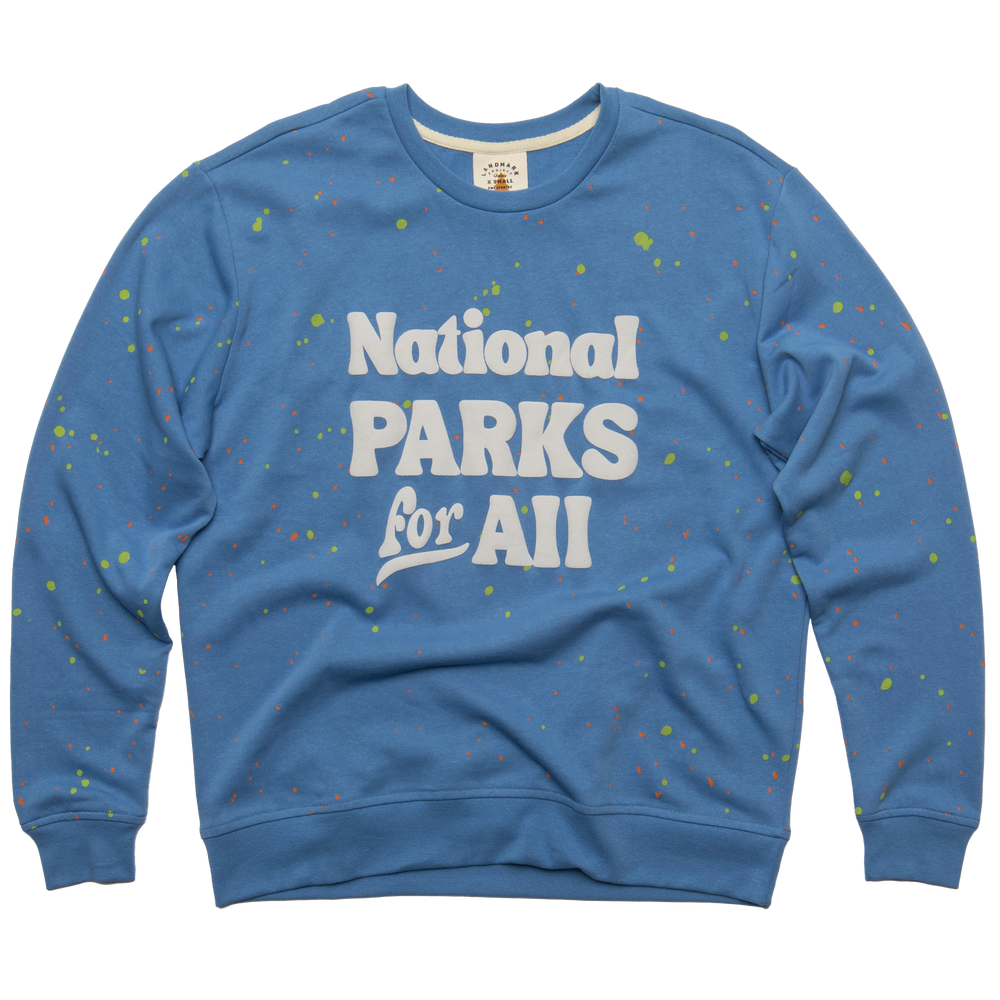 National Parks for All Unisex Sweatshirt Outerwear XS Elemental Blue