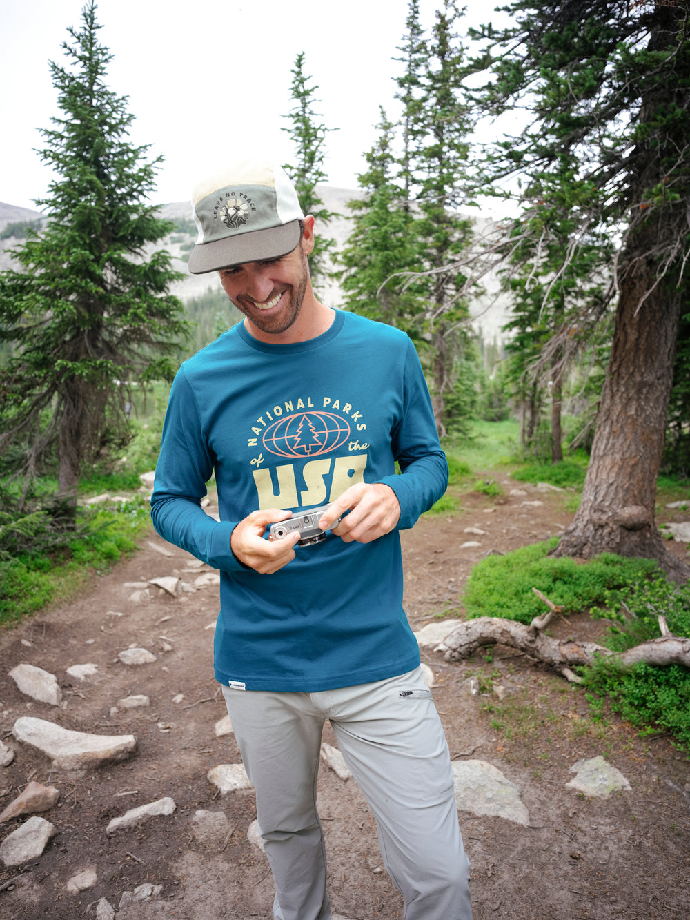 National Parks of the USA Unisex Long Sleeve Tee Long Sleeve