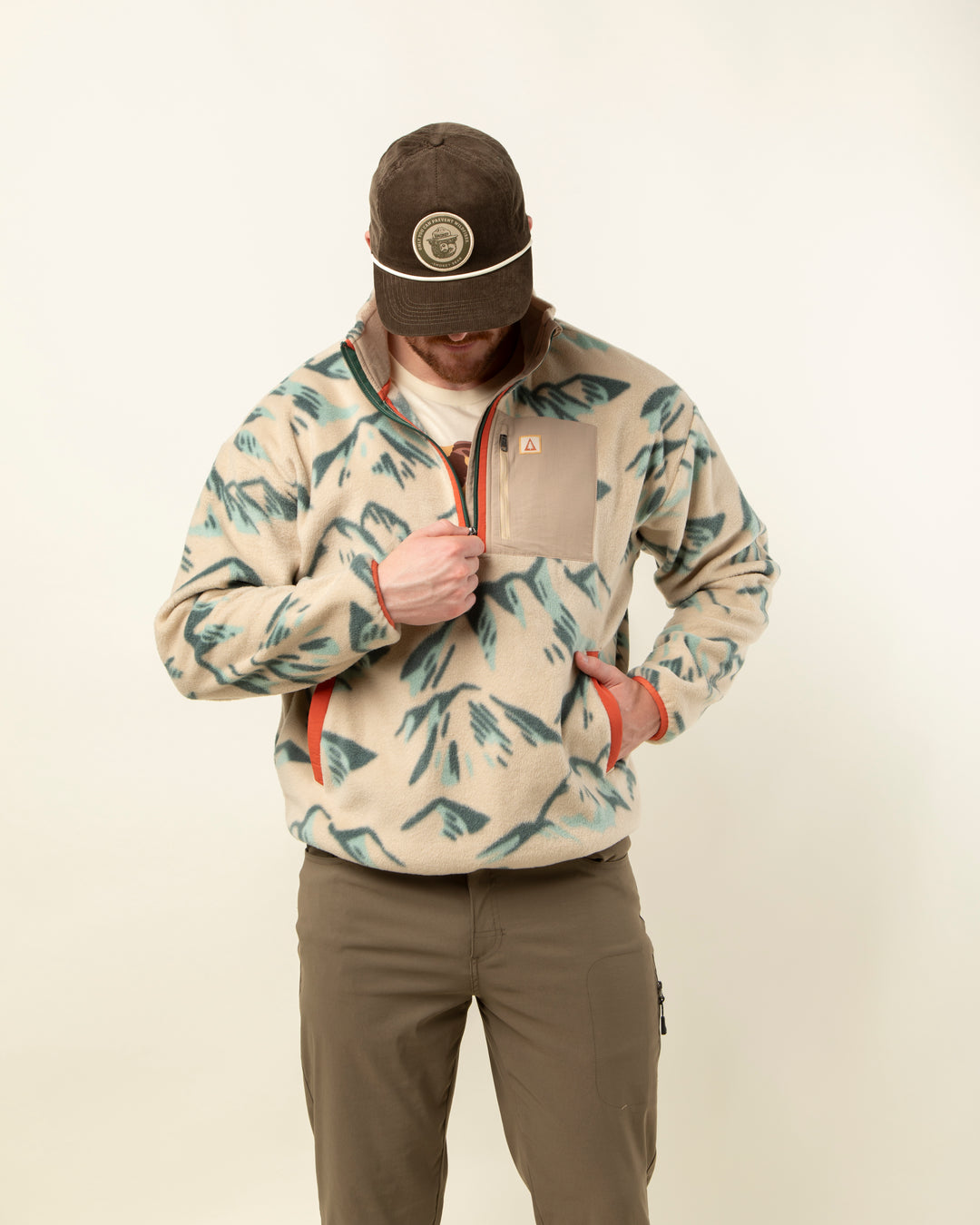 High Country Unisex Half Zip Fleece Outerwear