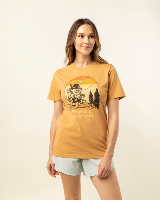 Pack It In, Pack It Out Unisex Short Sleeve Tee Short Sleeve
