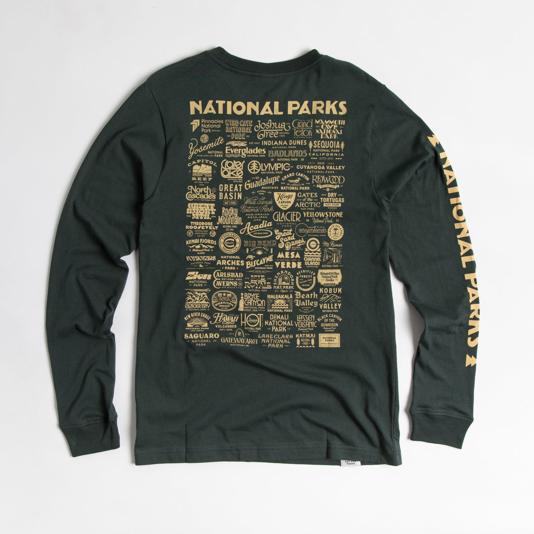 See America's National Parks Long Sleeve Pocket Tee Long Sleeve