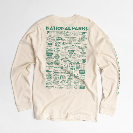 See America's National Parks Long Sleeve Pocket Tee Long Sleeve