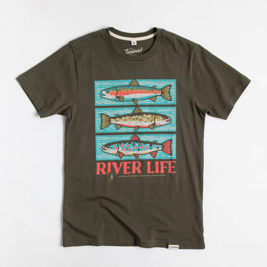 River Life Unisex Short Sleeve Tee Short Sleeve Dark Oak XS