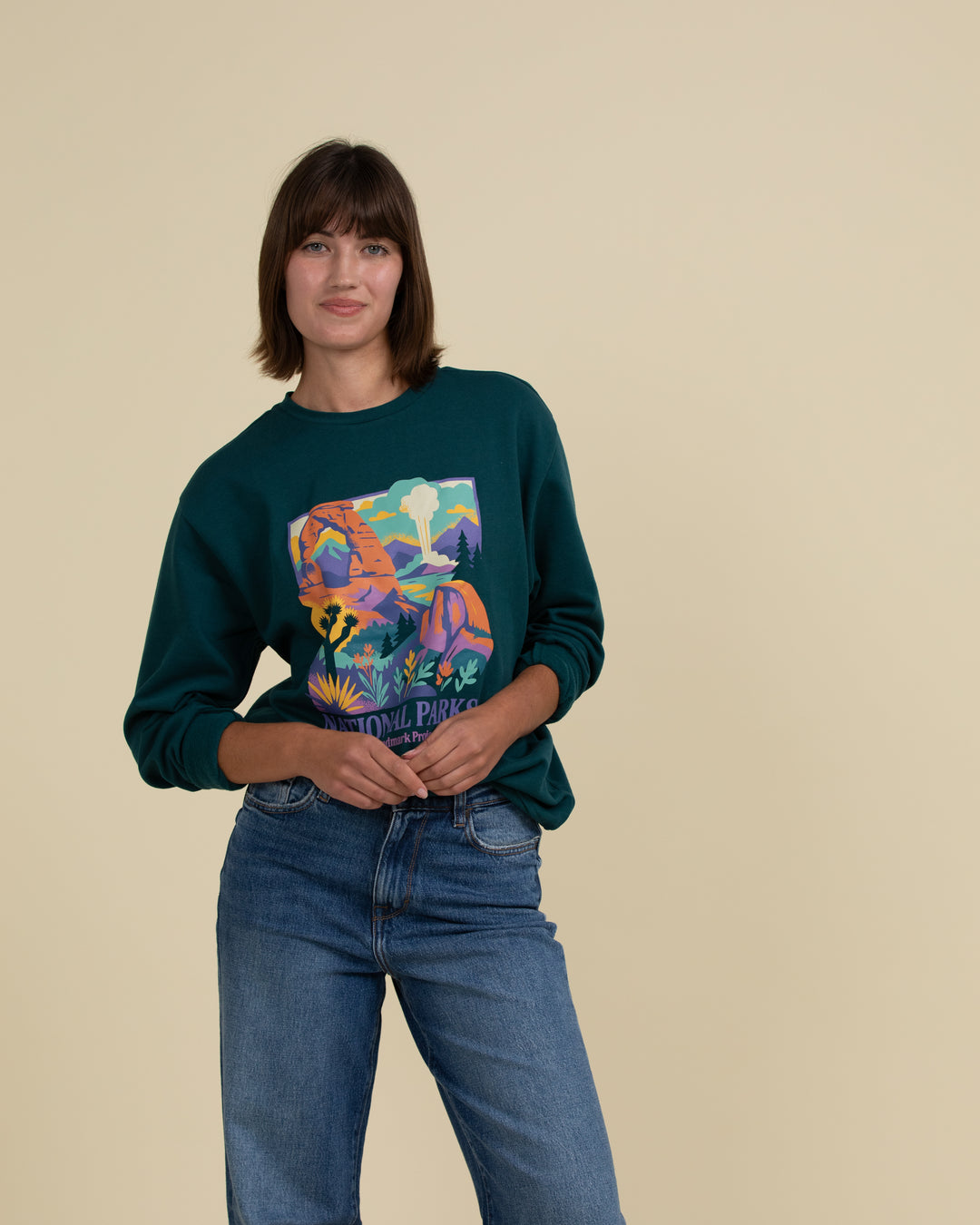 National Parks Throwback Unisex Crewneck Sweatshirt Outerwear