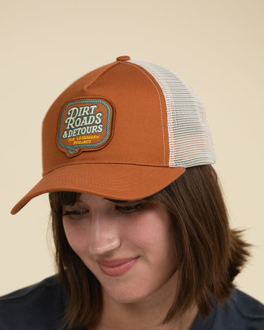 Dirt Roads and Detours Trucker Hat Hat