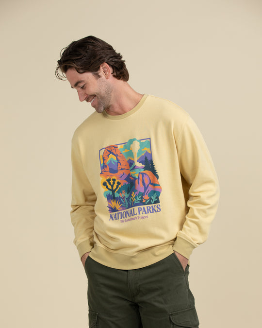 National Parks Throwback Unisex Crewneck Sweatshirt Outerwear