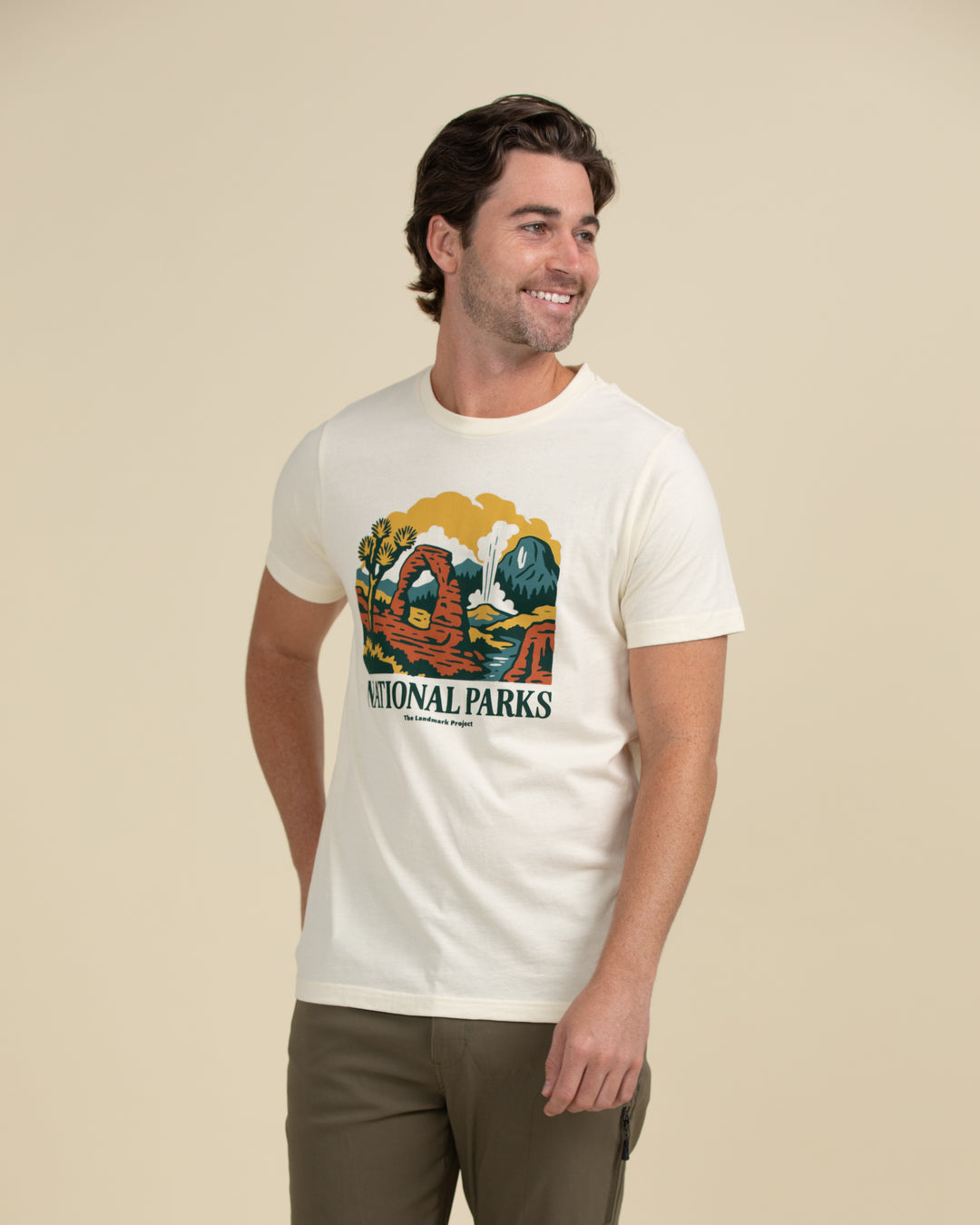 National Parks Montage Unisex Short Sleeve Tee Short Sleeve