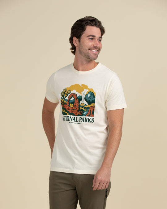 National Parks Montage Unisex Short Sleeve Tee Short Sleeve