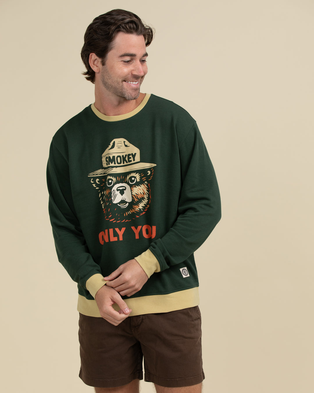 Smokey Bear Unisex Crewneck Sweatshirt Outerwear