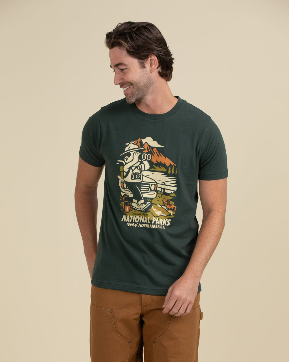 National Parks Tour of North America Unisex Short Sleeve Tee Short Sleeve