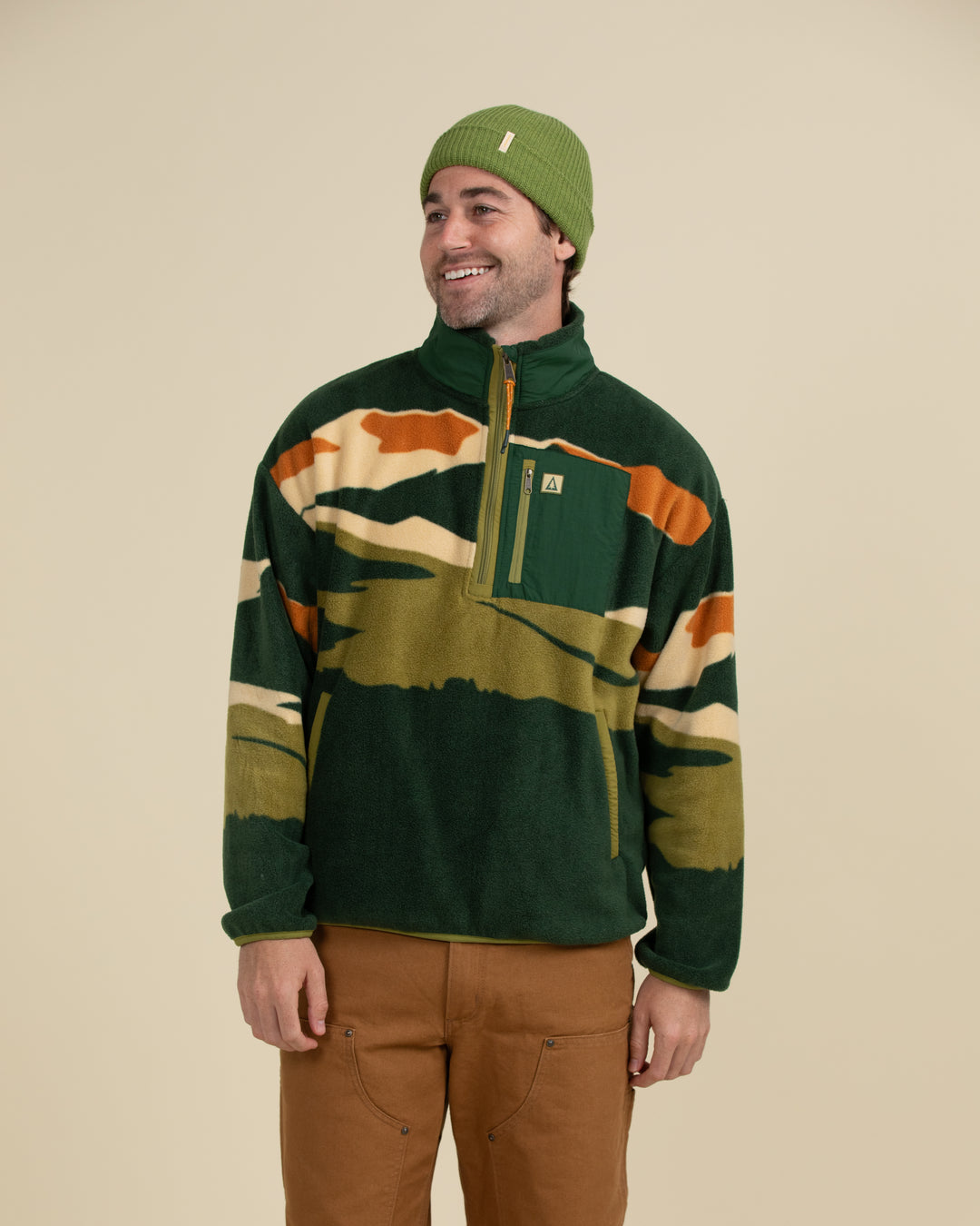 Trailhead Unisex Half Zip Fleece Outerwear