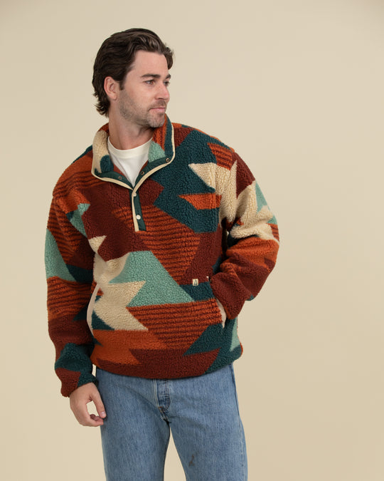 Traverse Unisex Half Snap Sherpa Outerwear