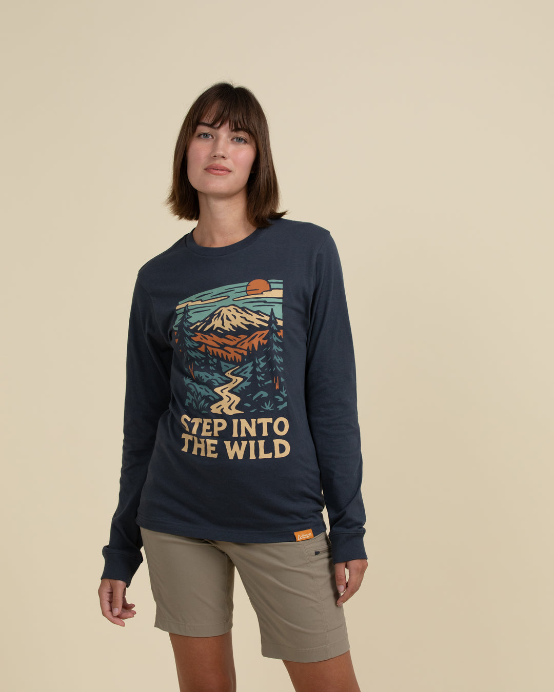 Step Into The Wild Unisex Long Sleeve Tee Long Sleeve