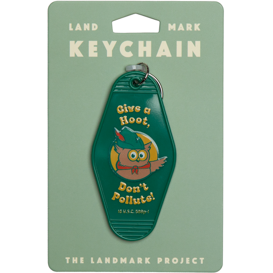 Give A Hoot Keychain