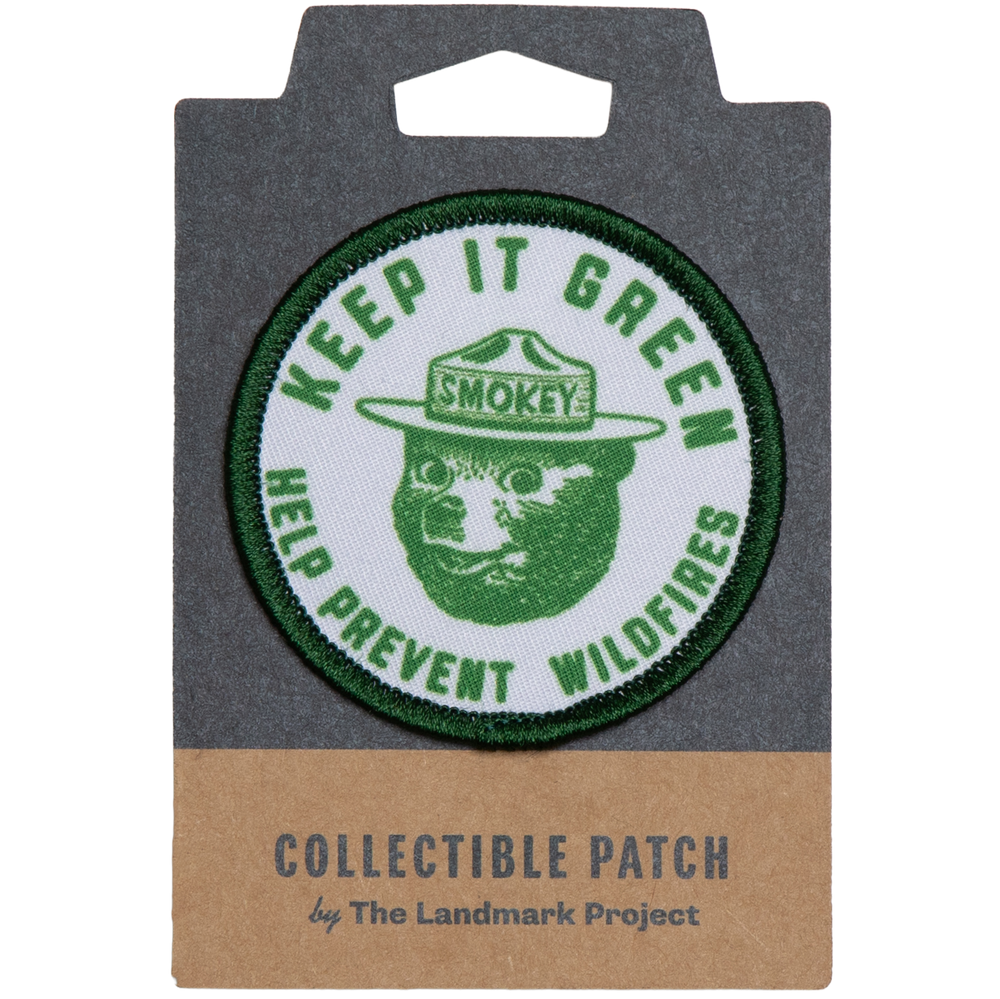 Keep it Green, Prevent Wildfires Embroidered Patch Patch