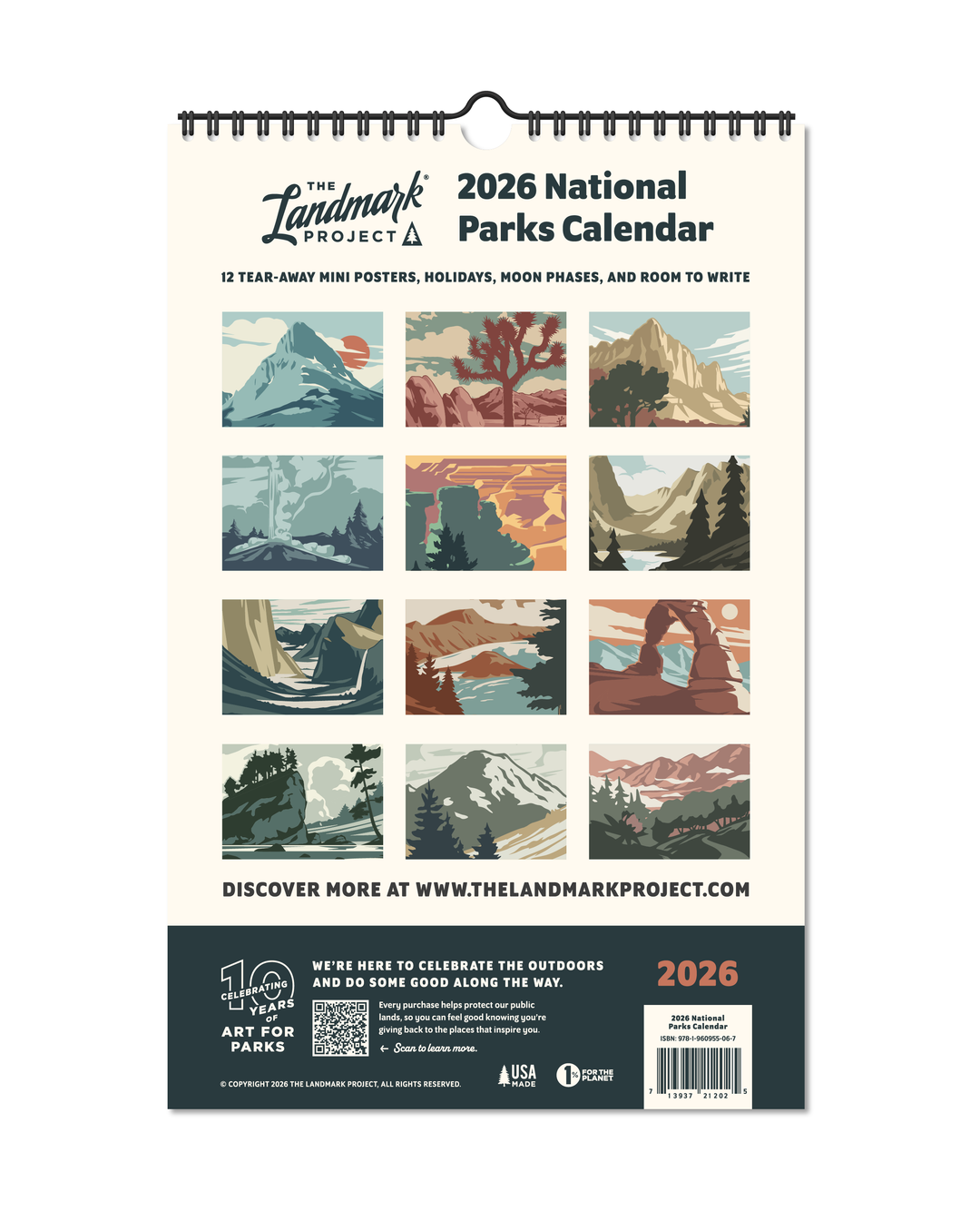 2026 National Parks Calendar Calendar