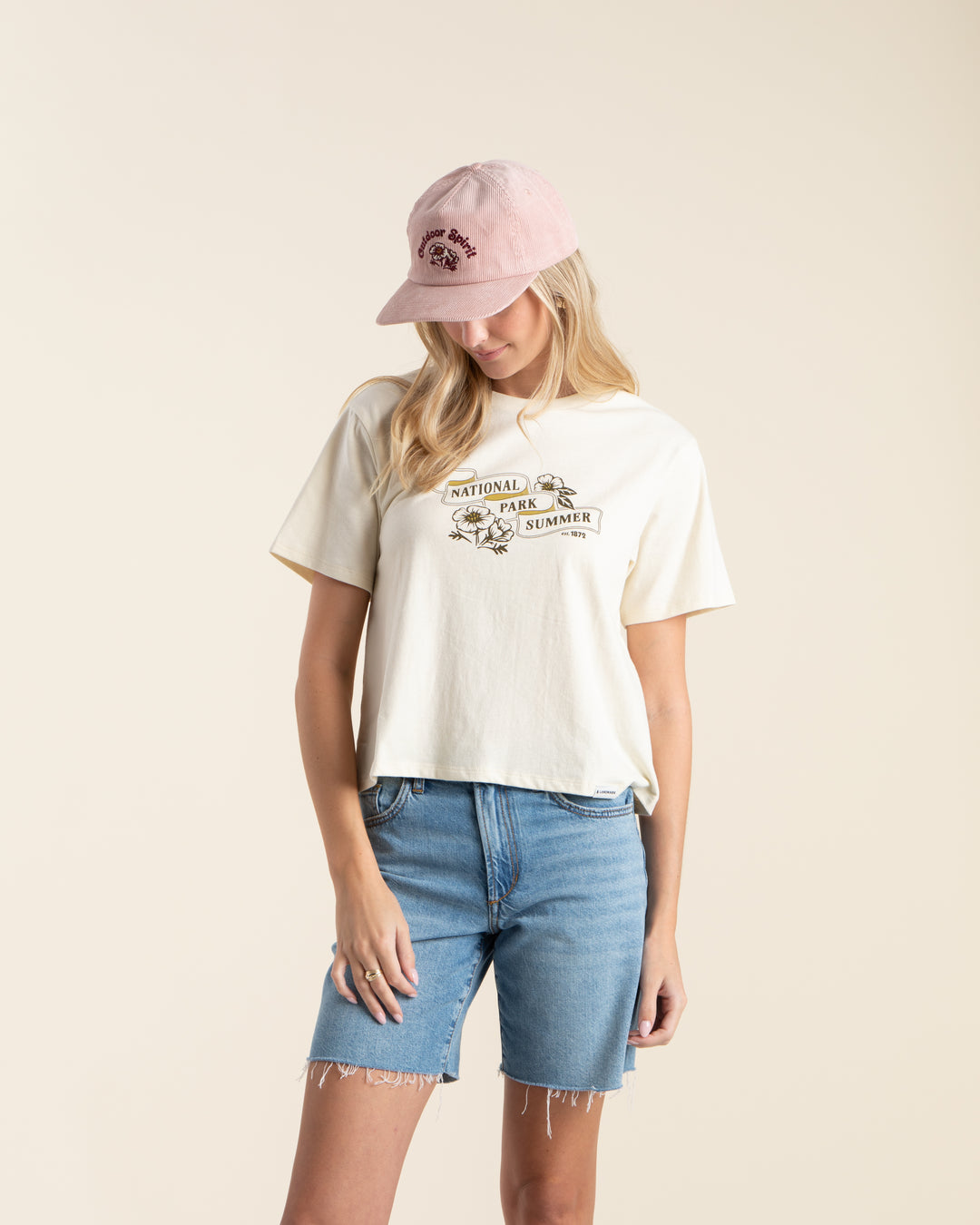National Park Summer Women's Short Sleeve Boxy Tee Short Sleeve